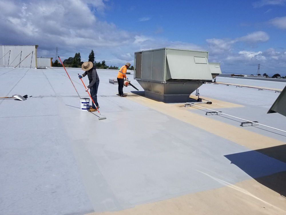 Completed shingle roof